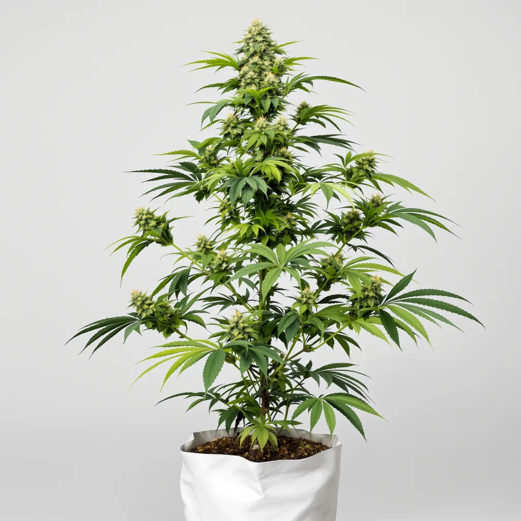 Sour Dubble cannabis bud close-up showing dense forest-green nugs