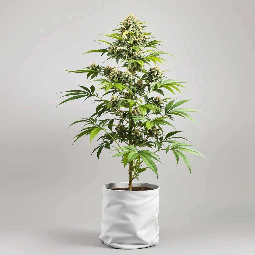 Special Queen cannabis bud close-up showing balanced bud structure with frosted trichomes