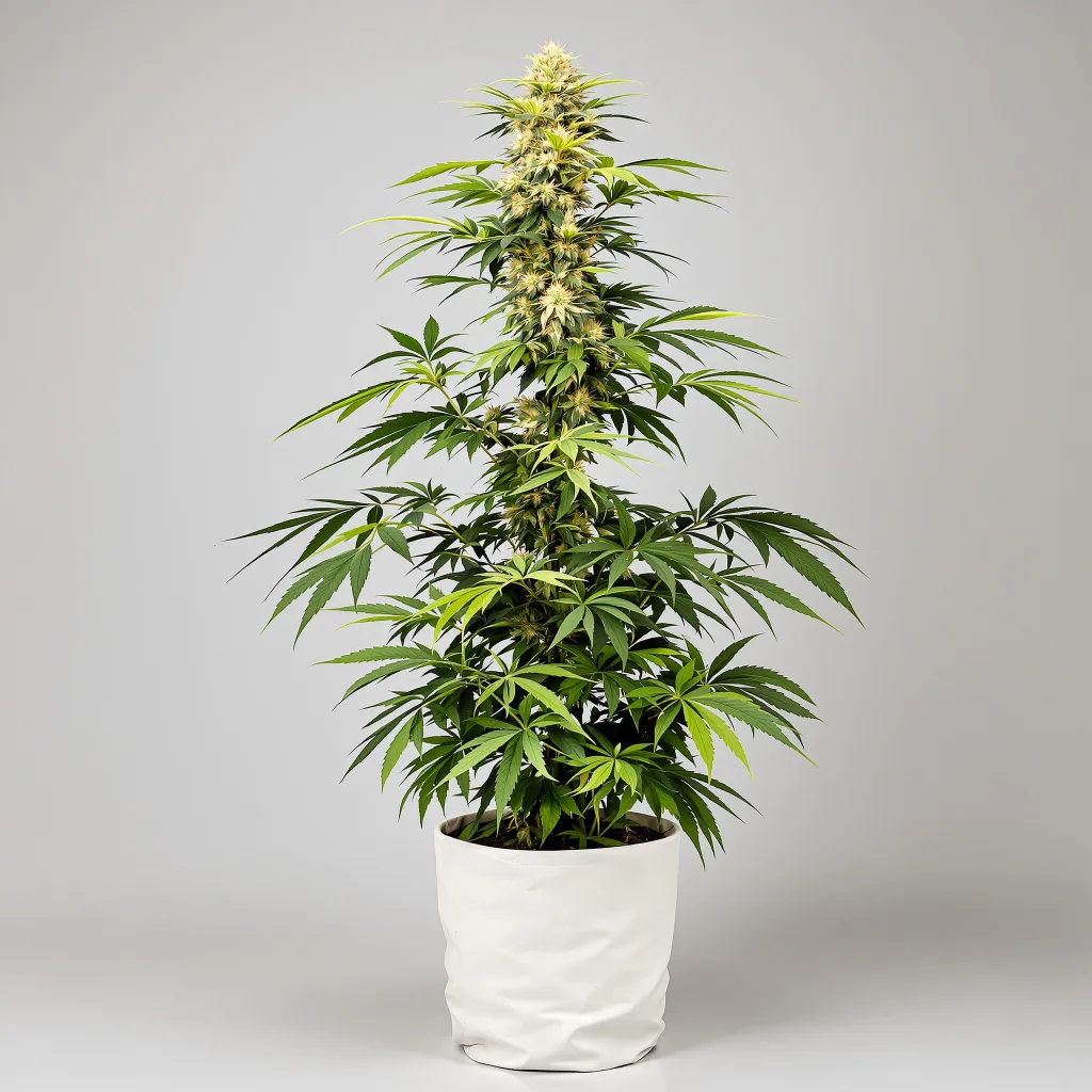 Steve's Dream Queen cannabis bud close-up showing lime-green airy structure
