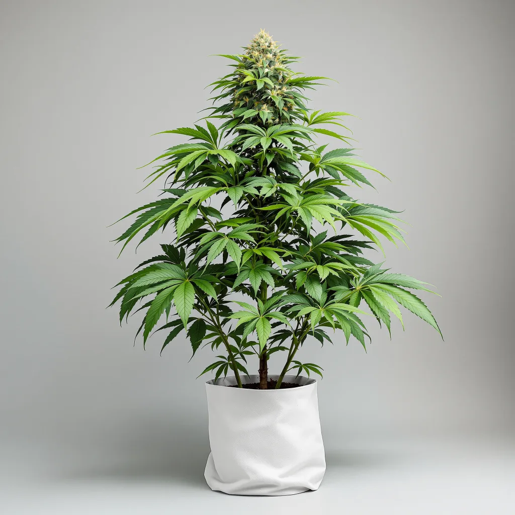 Strawberry Kush cannabis bud close-up showing dense purple-tinged calyxes