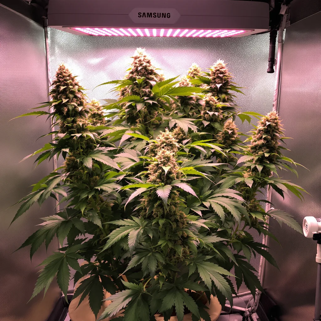 Supergirl 88% indica / 12% sativa flower with visible trichomes