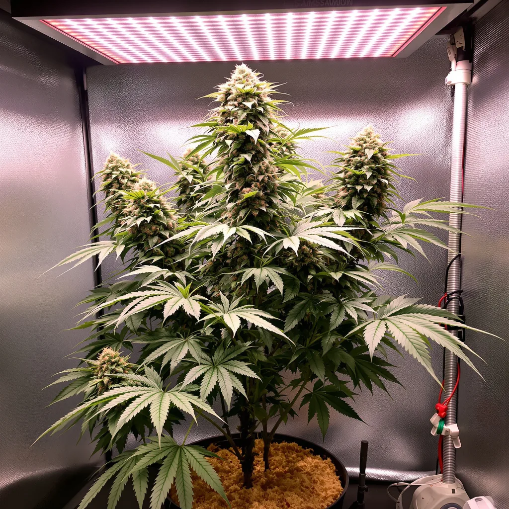 Sweet Baby Jane 82% indica / 18% sativa flower with visible trichomes