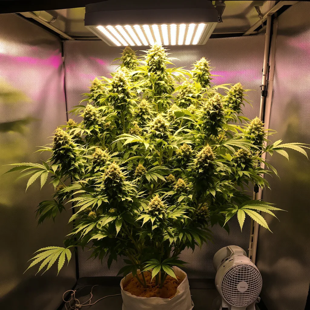 Sweet Tooth cannabis plant in flowering stage — 60-100 cm autoflower