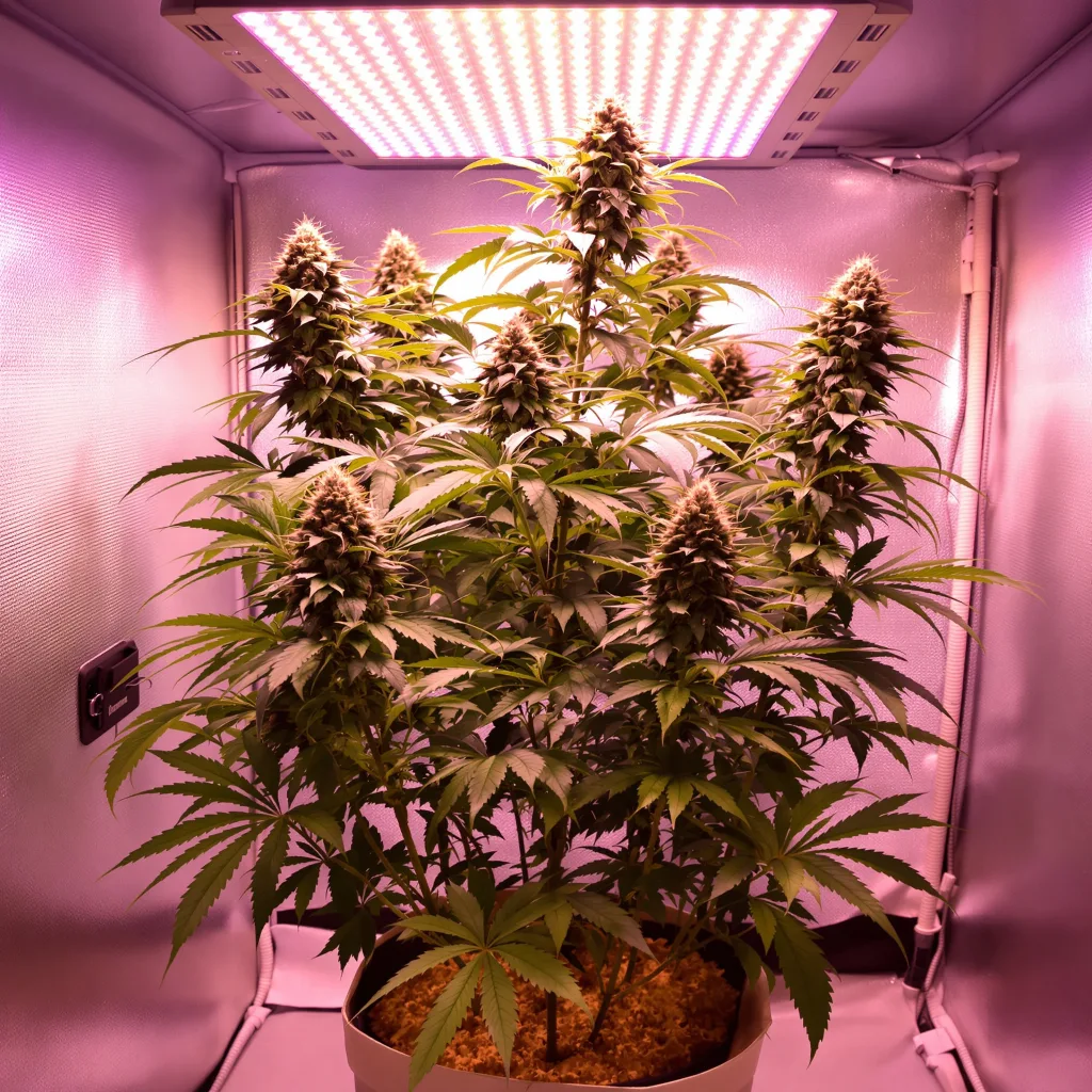Sweet ZZ cannabis plant in flowering stage — 60-100 cm autoflower