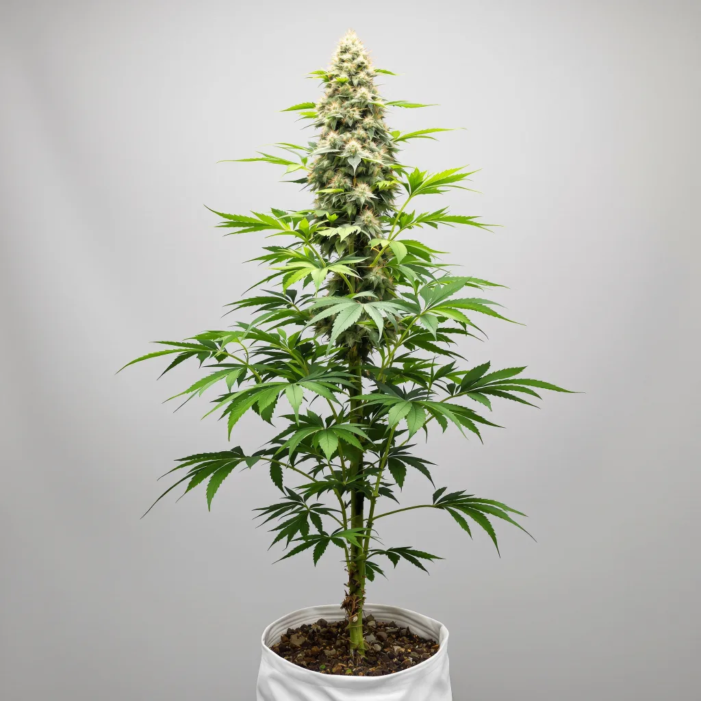 Tahoe OG cannabis bud close-up showing balanced bud structure with frosted trichomes