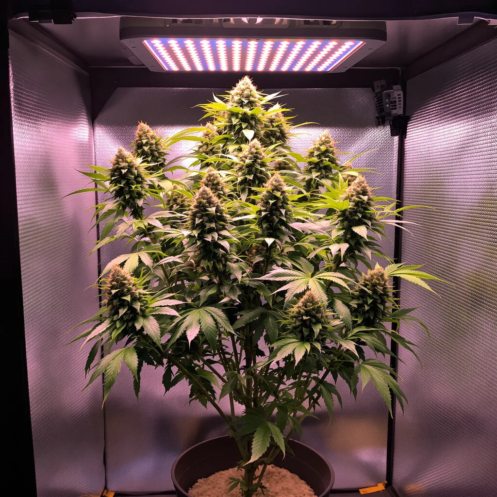 Tahoe OG 50% indica / 50% sativa flower with visible trichomes