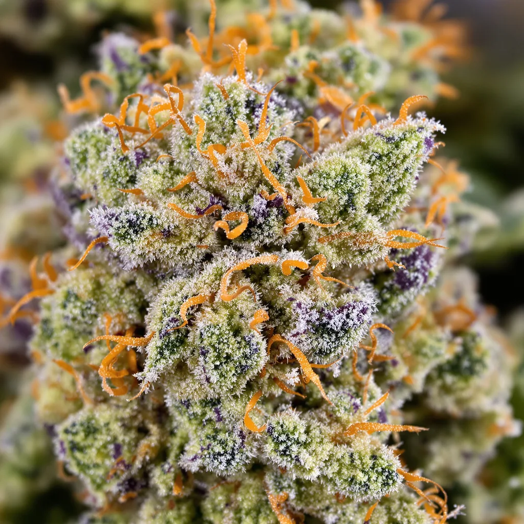 Tangerine Haze cannabis plant in flowering stage — 60-100 cm autoflower