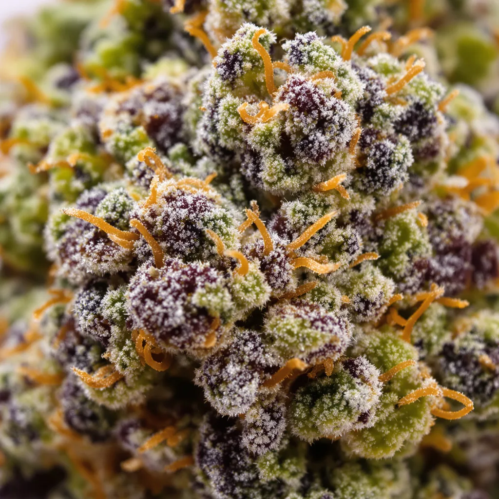 Tangerine Kush cannabis plant in flowering stage — 60-100 cm autoflower