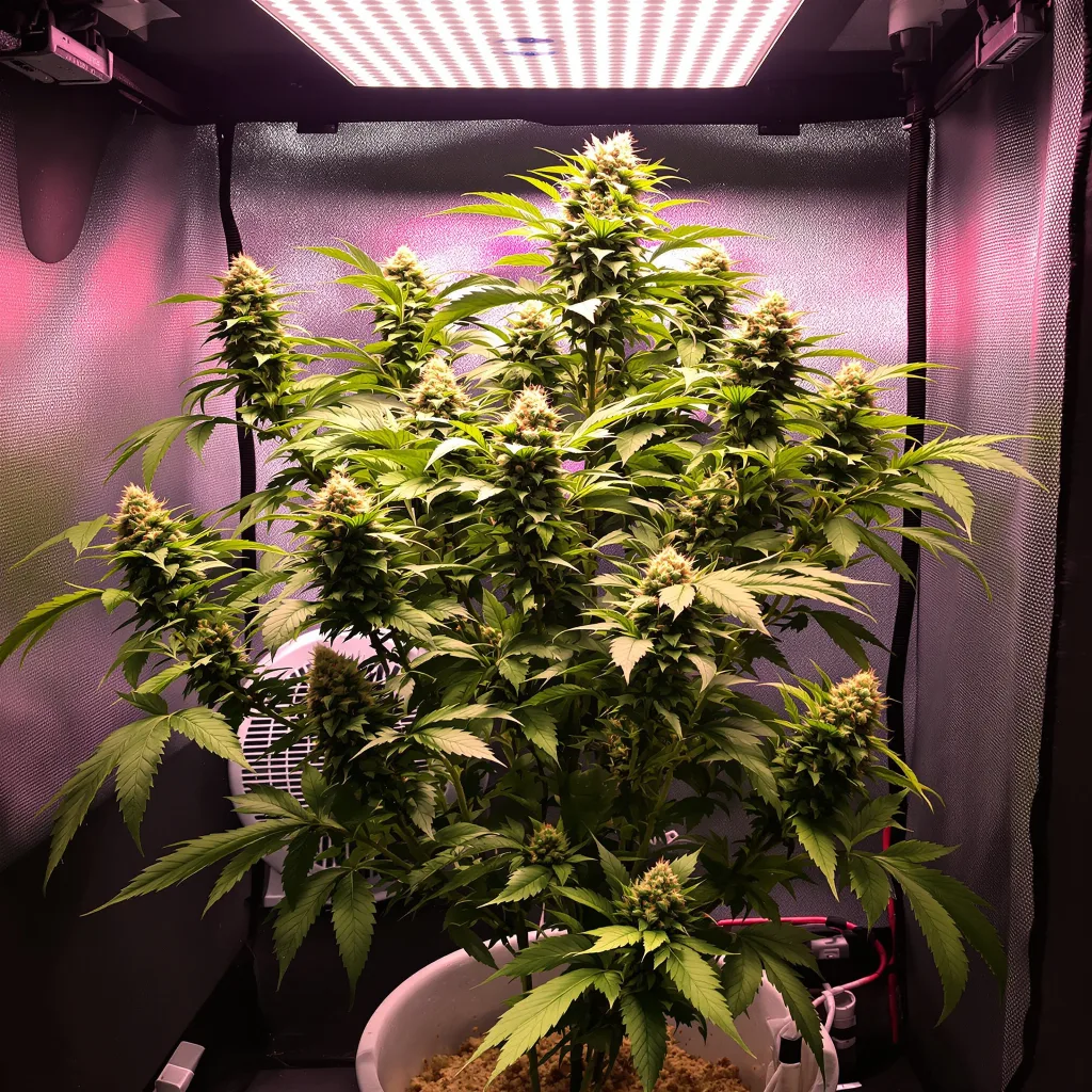 Tangie Dream Book 36% indica / 64% sativa flower with visible trichomes