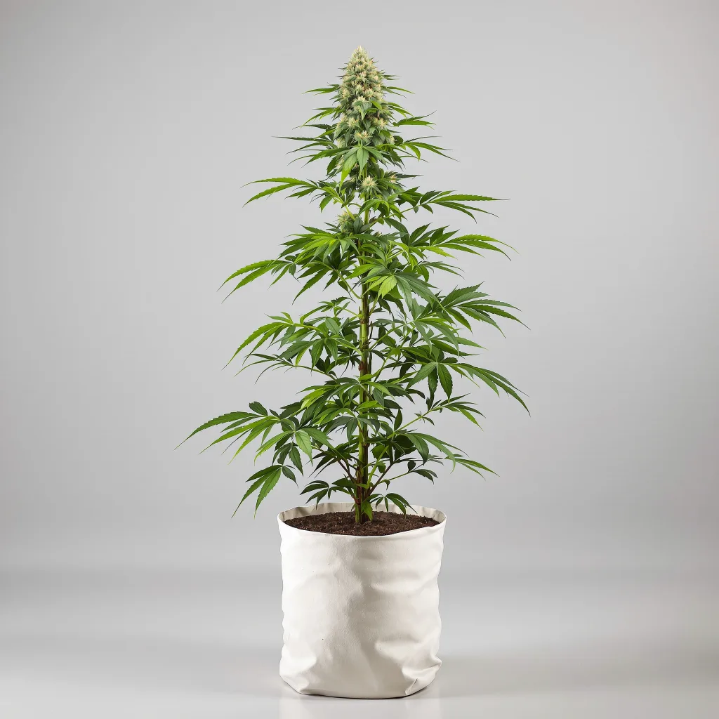 Tango cannabis bud close-up showing balanced bud structure with frosted trichomes