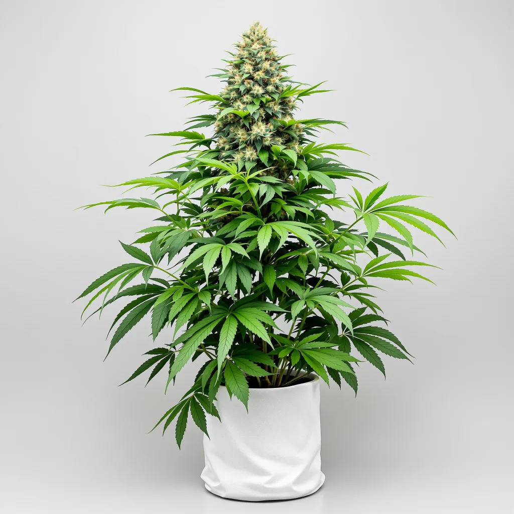 The Hog cannabis bud close-up showing dense purple-tinged calyxes