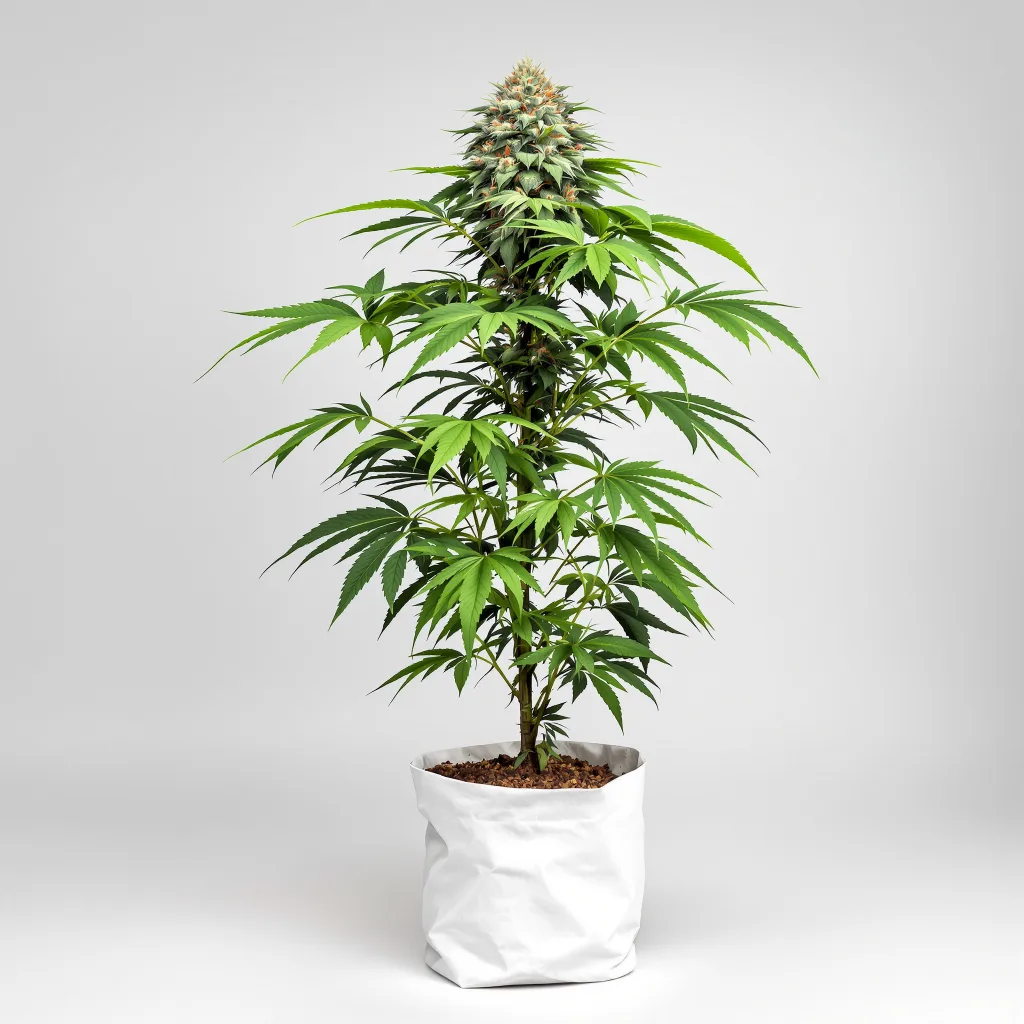 The Sister cannabis bud close-up showing dense purple-tinged calyxes