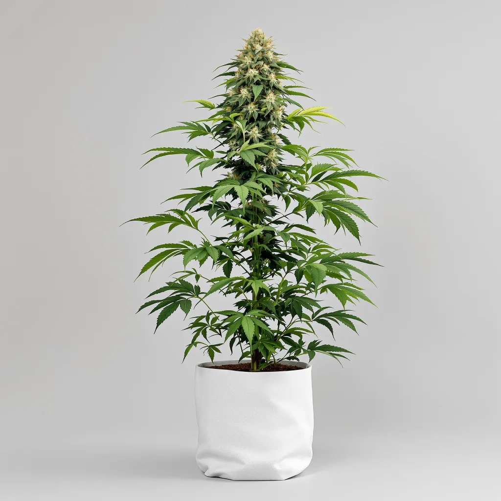 The Truth cannabis bud close-up showing open-bud structure with orange pistils