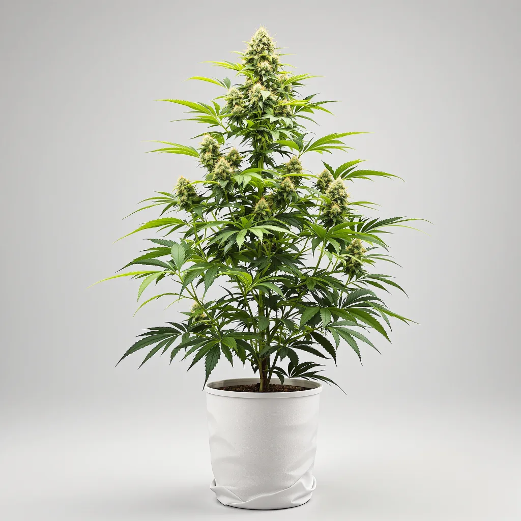 Tiger’s Milk cannabis bud close-up showing balanced bud structure with frosted trichomes