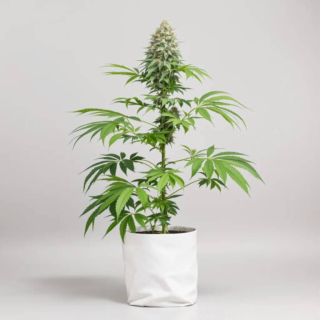 Tuna Kush cannabis bud close-up showing dense purple-tinged calyxes