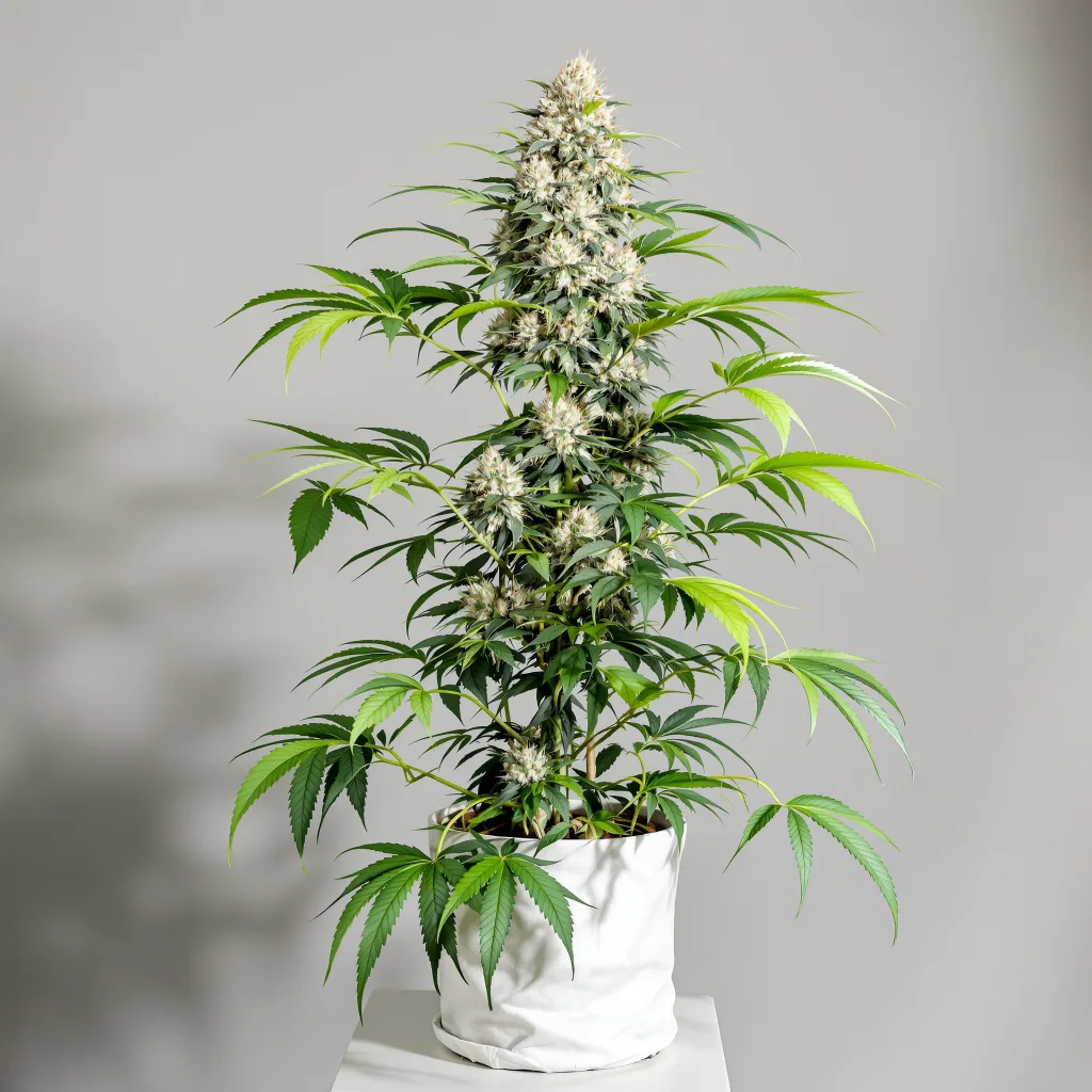 Venom OG cannabis bud close-up showing balanced bud structure with frosted trichomes