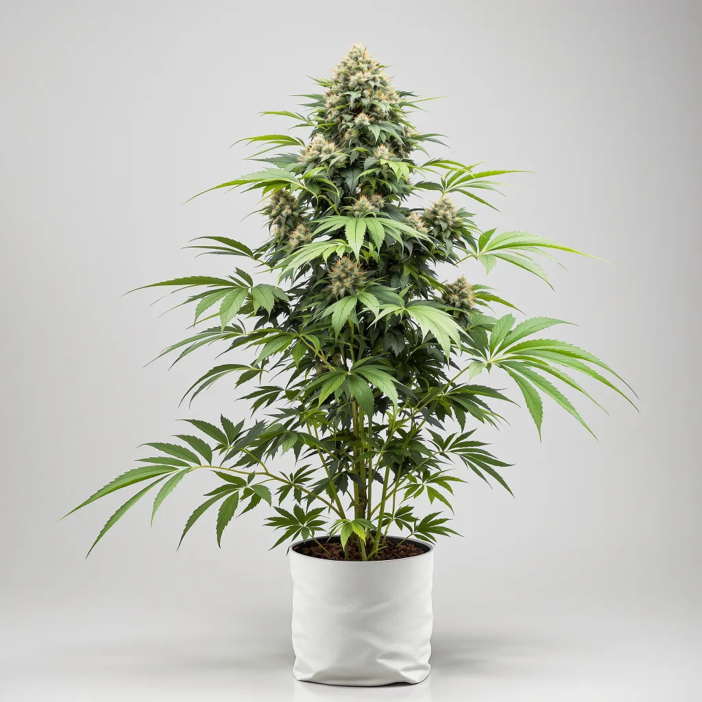 White Berry cannabis bud close-up showing dense forest-green nugs