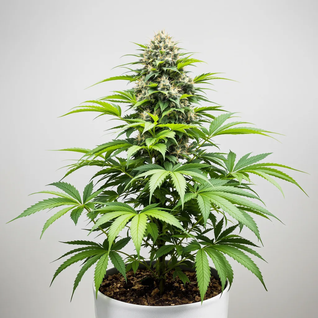 White Fire 43 cannabis bud close-up showing dense purple-tinged calyxes