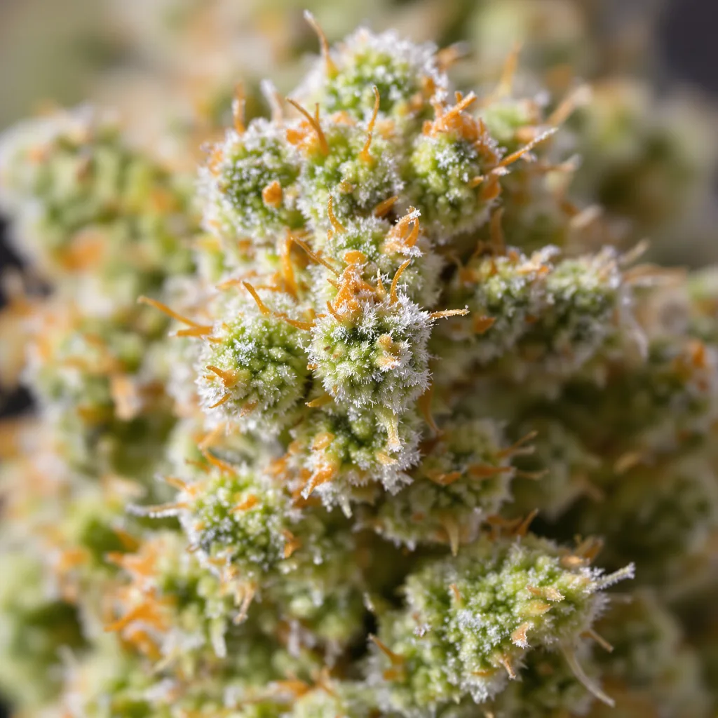 White Nightmare cannabis plant in flowering stage — 60-100 cm autoflower