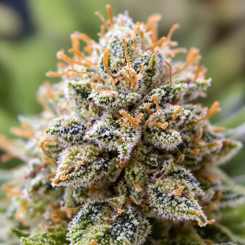 White Widow cannabis plant in flowering stage — 60-100 cm autoflower