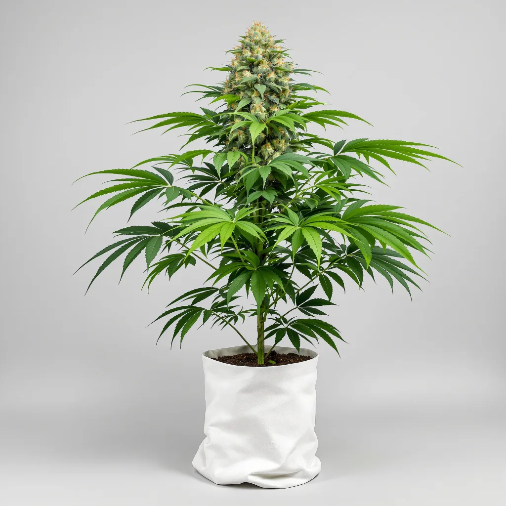 WMD cannabis bud close-up showing dense purple-tinged calyxes