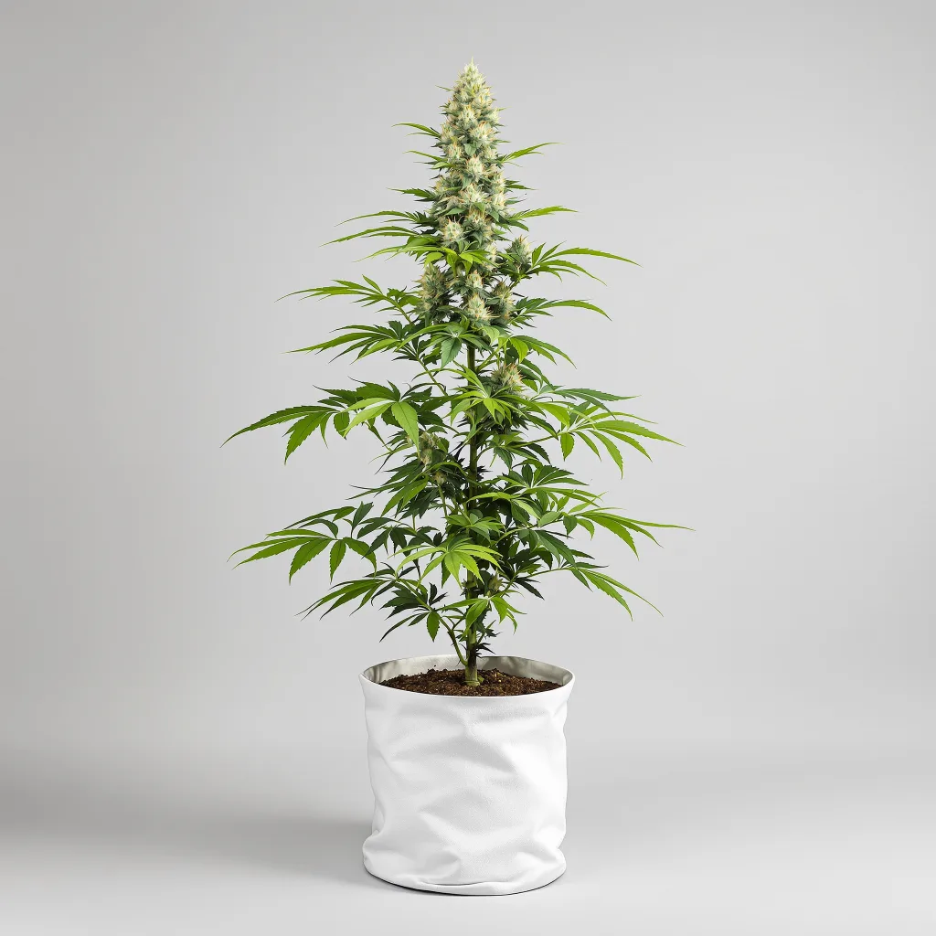 X-Files cannabis bud close-up showing balanced bud structure with frosted trichomes