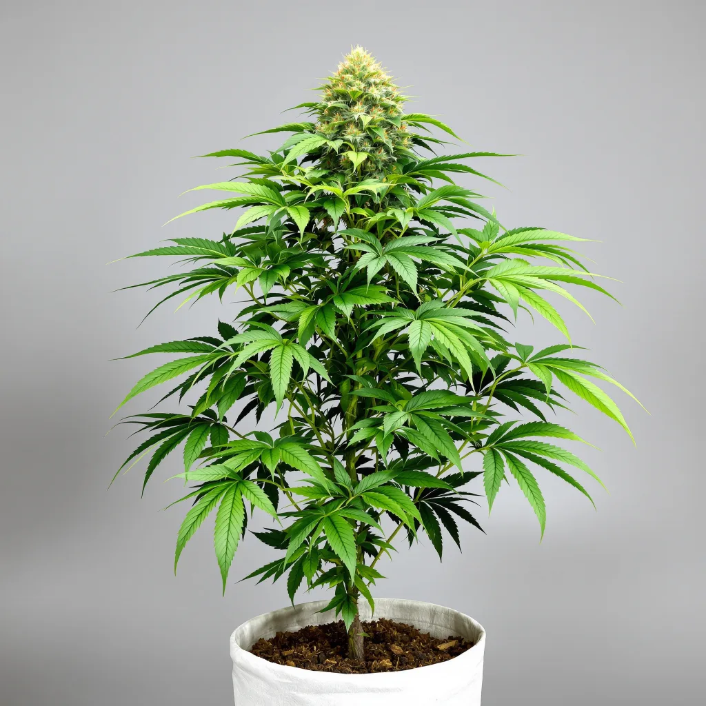 XXX OG cannabis bud close-up showing dense purple-tinged calyxes
